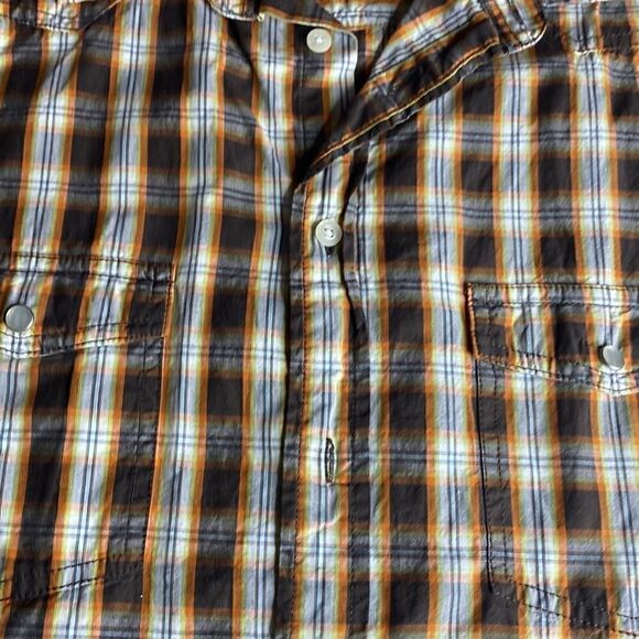 EUC mess SS dress shirt size L , with snap front pockets - Picture 3 of 5